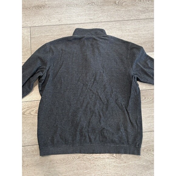 Linksoul Men's 1/4 Zip Long Sleeve Golf Pullover Tempus Fugit Gray Large Casual - Picture 8 of 8